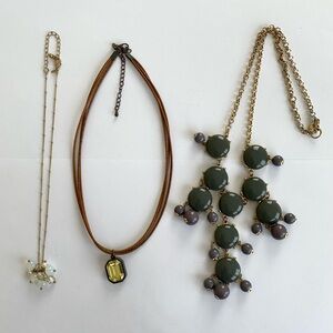 Premiere Designs, Avon, J.Crew Freshwater Pearl Acrylic Statement Necklace